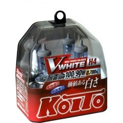 KOITO Whitebeam лампочка H4 12V 60/55W, 100/90W, 2шт пласт.уп.